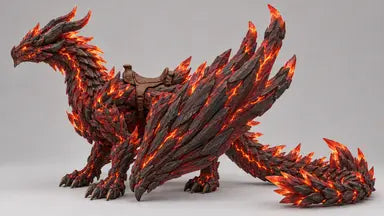 Dragon with rider