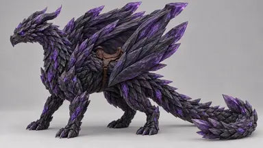 Dragon with rider
